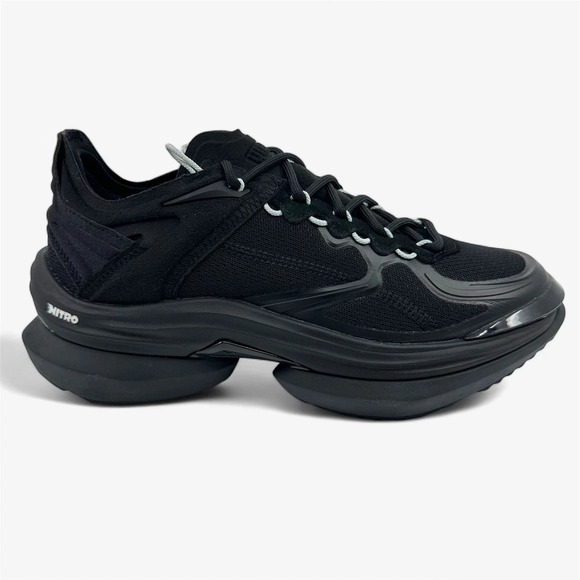 PUMA Variant Nitro Sci-Tech Mens Size 8 Black Gray Running Shoe Athletic Sneaker